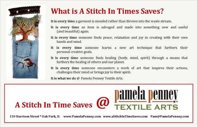 A Stitch In Time Saves. half page 2016
